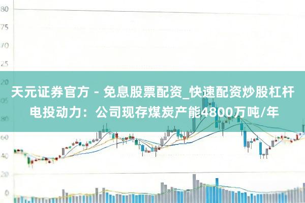天元证券官方 - 免息股票配资_快速配资炒股杠杆 电投动力：公司现存煤炭产能4800万吨/年